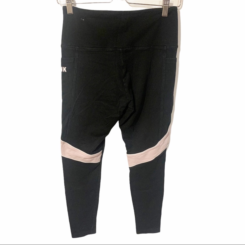 Victorias‎ Secret Pink Medium Yoga Black Pink Trim Legging - Picture 4 of 4